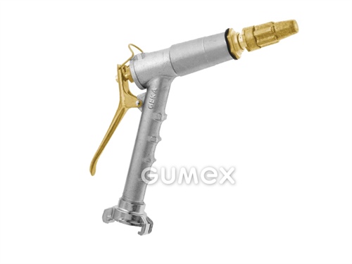 GEKA Spritzpistole PROFI mit GEKA Schnellkupplung inklusive Düse, 6bar, Metall, 